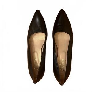French Sole NY - Stylish Black Wedge Flats - Size 8B